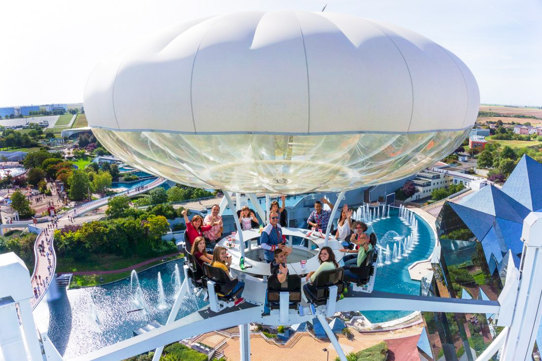 Futuroscope a futuristic attraction park in Poitiers